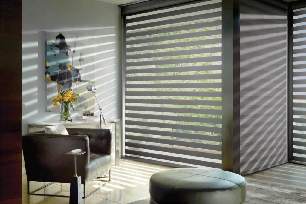 Hunter Douglas Designer Banded Shades near Natick, Massachusetts (MA)